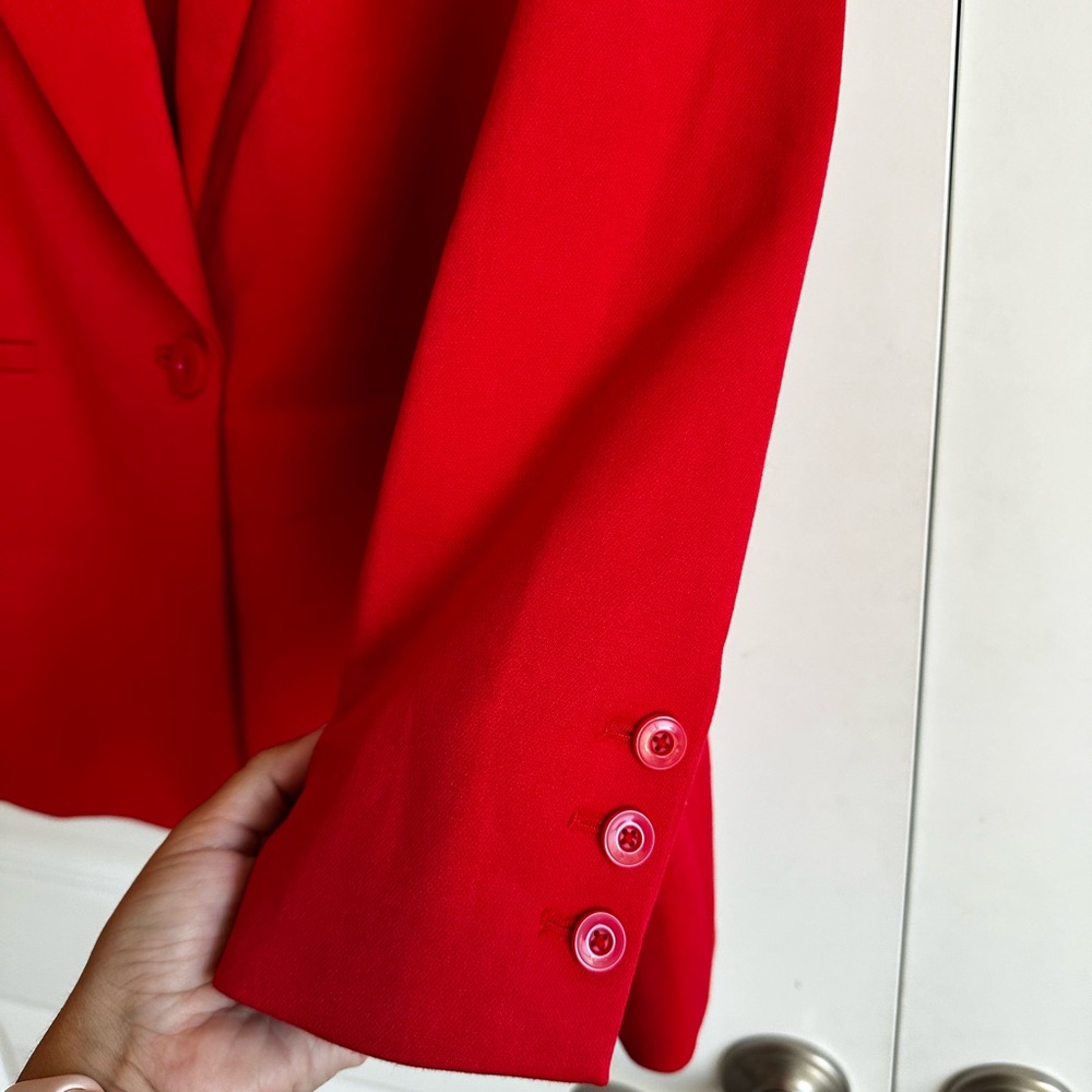 Alice + Olivia Denny Notch‎ Collar Boyfriend Blazer New 8 - Picture 7 of 11